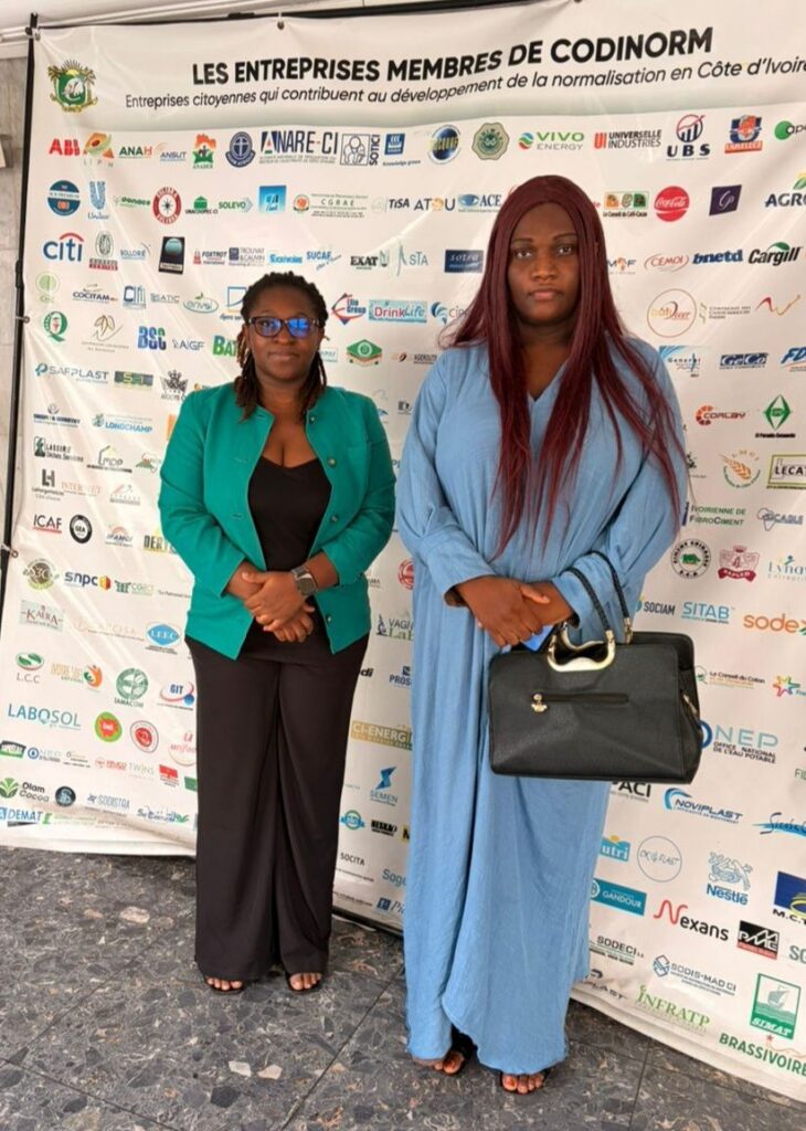 La Directrice Exécutive, Dimitri Claverie DOUKOUA, à CODINORME
