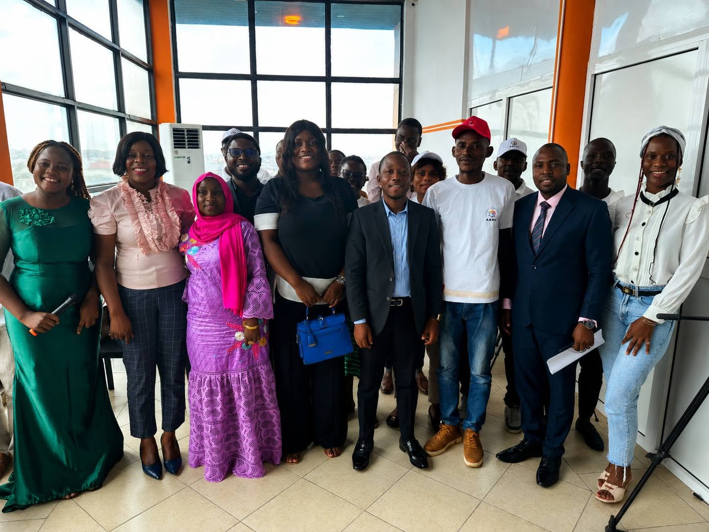Photo de groupe de la campagne nationale sur le plomb dans les peintures